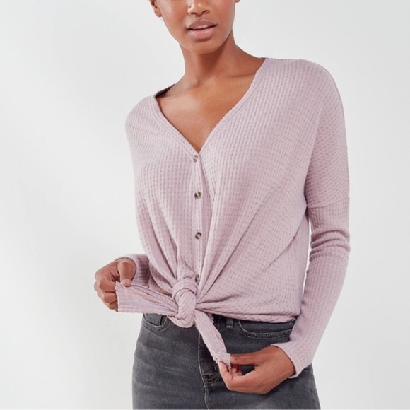 Urban Outfitters Sweaters - Out from under button front thermal sweater - sml